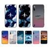 Airplane Sky Background Phone Case For Samsung J4 J6 J5 J7 2016 Note 5 8 9 10 Lite Plus 20 Ultra Silicone Cover
