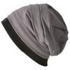 CHARM Deep Waffle Watch Cap Large Size Stylish Hat Outdoor Cotton [Free Size/Charcoal Gray]