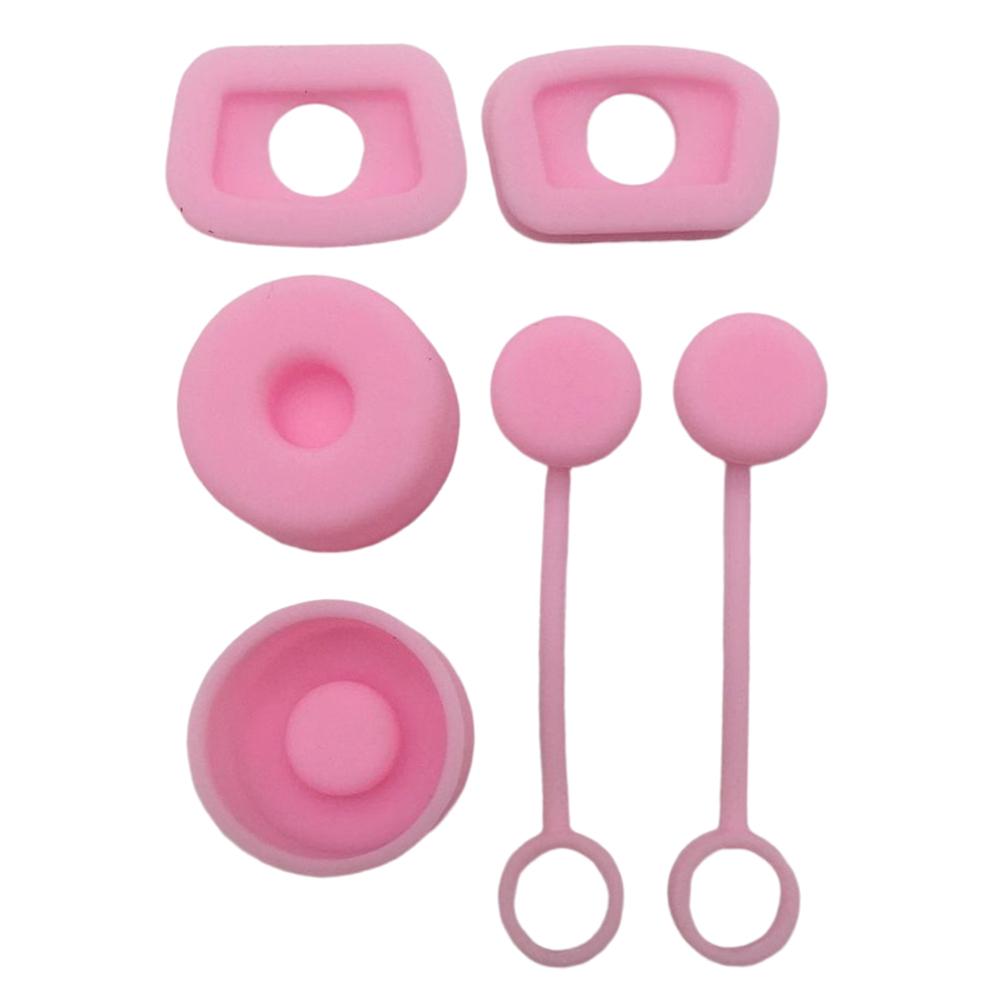 6Pcs/Set Silicone Spill Proof Stopper For Stanley Cup 1.0 2.0 40oz/30oz Tumbler Accessories Straw Cap Spill Stopper Leak Stopper