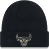 Haricot New Era Metallic Badge Beanie, Noir, Mixte