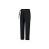 Li Ning Solid Color Reflective Loose Casual Pants Men Pants Black AKXT197-3
