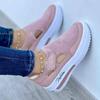 2022 Summer Plus Size Breathable Fly-Knit Wedge Heel Casual Shoes