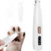 1PC New Dog Paw Trimmer with LED Light Fully Waterproof Pet Hair Trimmer with LED Display Dog Clippers for Grooming 18mm Widen Blade