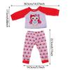 Toy Changing Dressing Game Playing House Dolls Pajamas Shirt Pants Mini Home Wear Doll Clothes