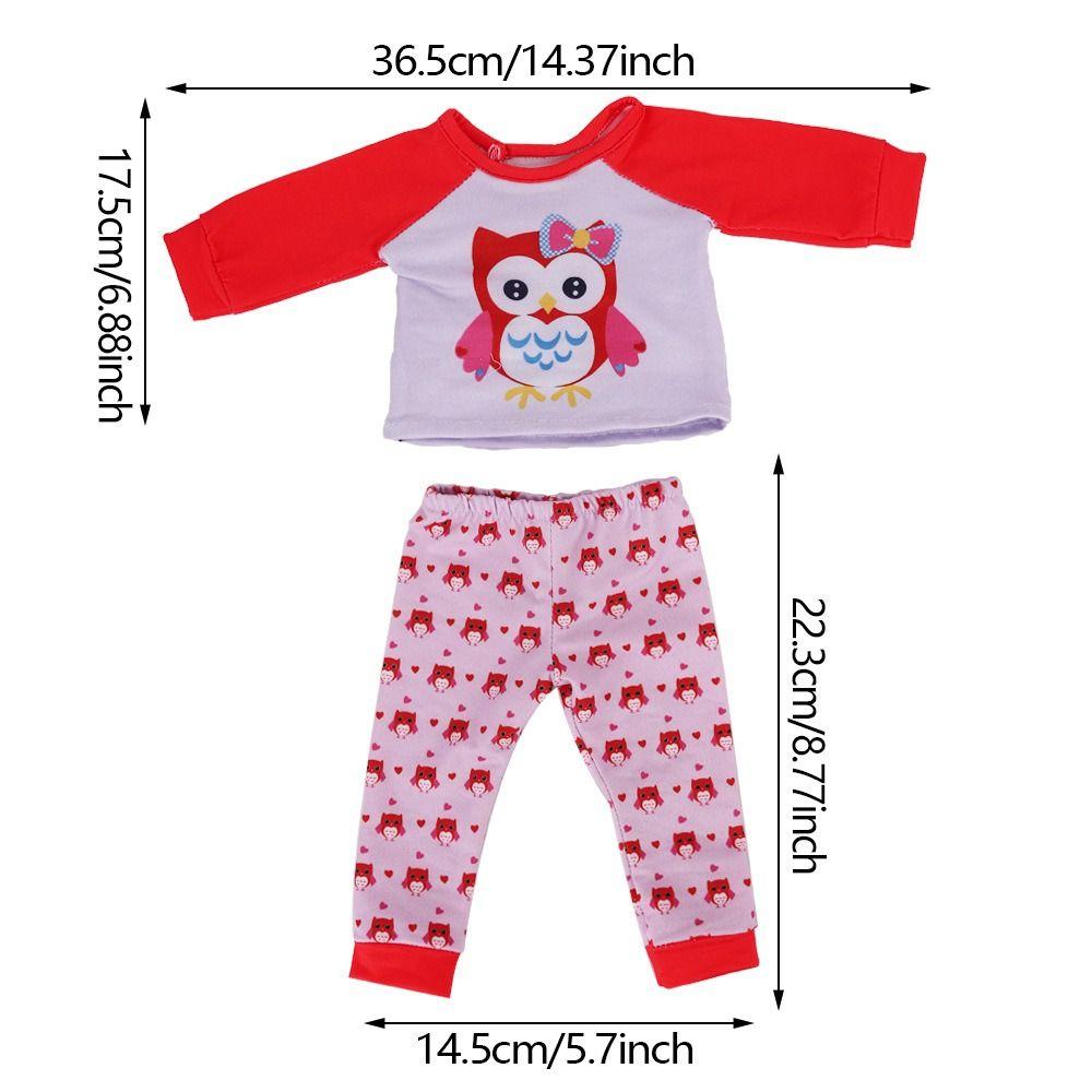 Toy Changing Dressing Game Playing House Dolls Pajamas Shirt Pants Mini Home Wear Doll Clothes