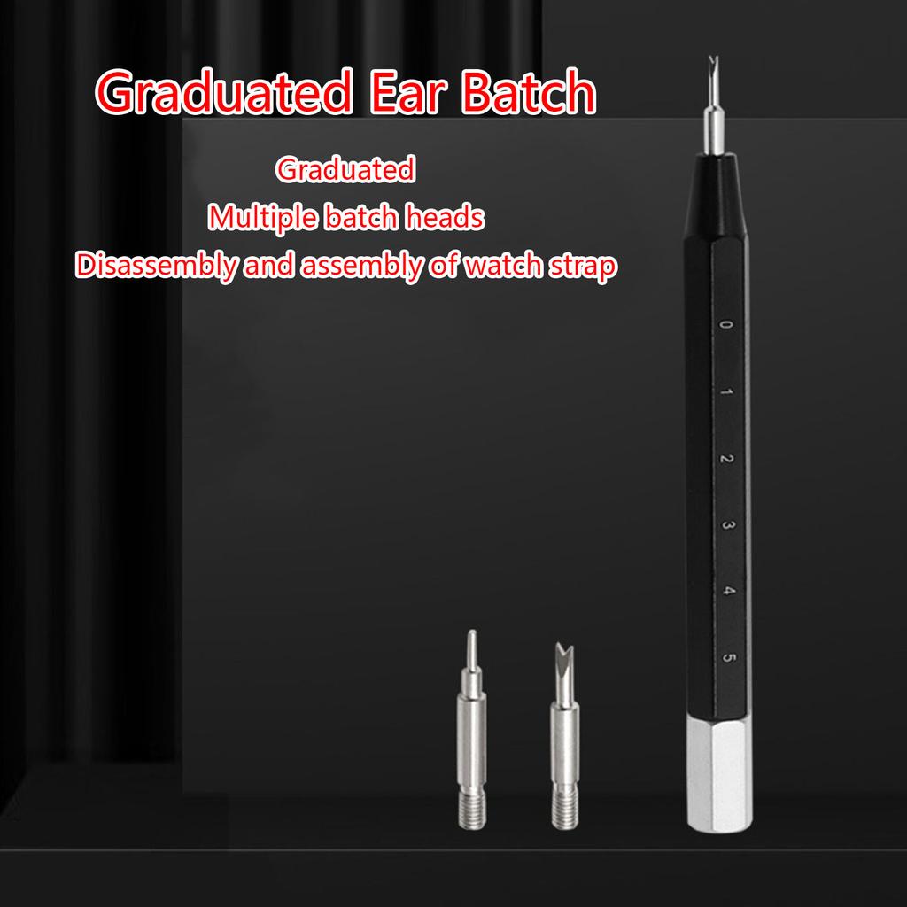 Carbon Steel Watch Band Removal Tool with Scale Easy Installation and Disassembly, Multipurpose Watch Strap Repai