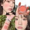1 Pcs Powder Blusher Palette Mineral Powder Durable Natural Cheek Contour Light Peach Powder Blusher Cosmetics WBL