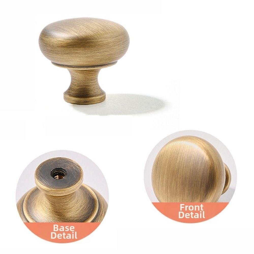 Gold Round Brass Cabinet Pull Nordic Cabinet Door Handle Wardrobe Pulls Drawer Cabinet