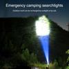 Waterproof Solar Strong Light Torch Non-slip Night Fishing Flashlights USB 4 Light Source Modes Searchlights Equipment