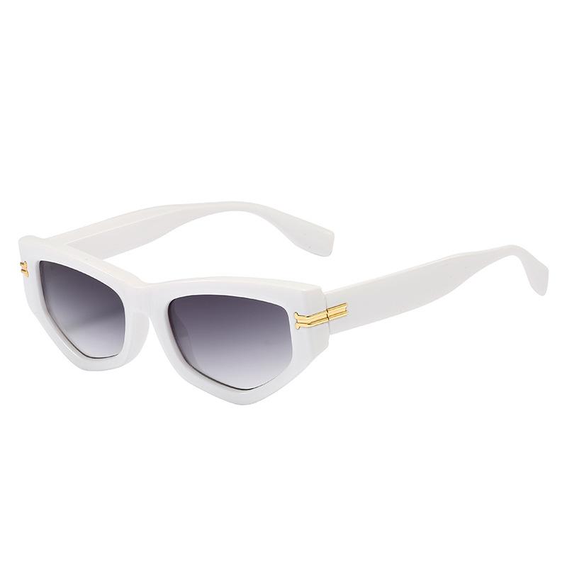 Cat'S Eye Triangle Sunglasses For Women, Versatile Personalized Street Sunglasses