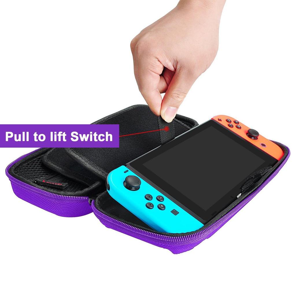 Slim Hard Pouch for Nintendo Switch OLED Carrying Case Switch OLED Compatible Storage Bag Shockproof Dustproof Waterproof Nintendo Switch OLED