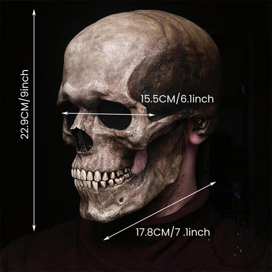 Full Head Skull Mask/Helmet With Movable Jaw Cosplay For Halloween &Themed Photo