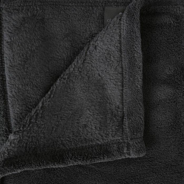 Microfiber Blanket 180 X 230 Cm Atmosphera - Dark Gray