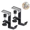 ZHSHXNGY Headphone Stand Table Hook Hanger Headphone Desk Screw Clamp Hanger Easy To Install Mobile Business Trip Travel Convenient Item Load Capacity