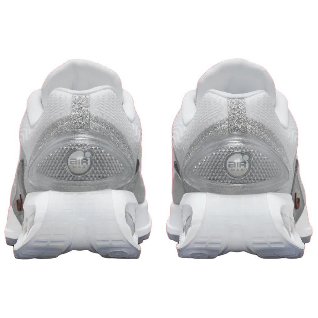 Nike Air Max DN Silver Glitter Women Sneakers White Team-Red HQ3457-161