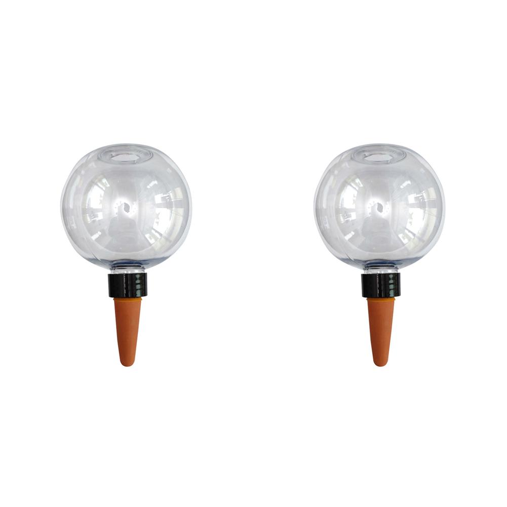 10-1pcs Plastic Watering Tool Transparent Ball Shape Self Watering Globes Drip Irrigation System for Plant Indoor Outdoor Garden