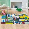 CIRCUIT - Children's Room Play Mat - Car Circuit Mat 75 X 133 Cm - Polyamide - Multicolor