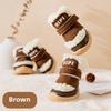 Autumn and Winter Lamb Wool Dog Shoes Winter Out Cotton Shoes Warm Small Dog Dog Foot Cover Shoe Cover Non-slip Shoes