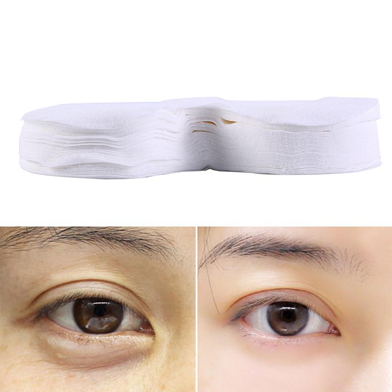100Pcs Disposable Eye Mask Ultrathin Cotton Diy Natural Cotton Eye Paper Mask