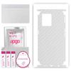apgo Protective Skin Sticker for the Back+sides Compatible with Realme 9 Pro Plus, Full Wrap Film, Foil, Vinyl - Pattern Transparent Carbon