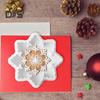 Beautiful Snowflake Shape Cookie Cutter Christmas Style DIY Plastic Biscuit Cutter Kitchen Tools