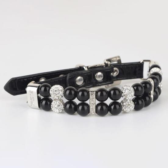 Pet Collar Elegant Decor Accessory Wear-resistant Fashion Dogs Faux Pearls Necklace Loop for Small