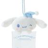Sanrio Clear Case with Mascot Cinnamoroll Accessory Case Stuffed Toy Pouch 240869 (Nemunemu Time)