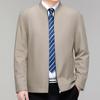 New Men's Jacket Spring and Autumn Jacket Middle-aged High-end Business Casual Jacket Dad Lapel Top