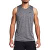 Under Armour Solid Color Round Neck Pullover Comfortable Casual Training Sports Slim Fit Sleeveless Vest Men Vest Rhino-Gray 1382795-025