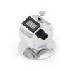 4 Digit Manual Hand Tally Mechanical Palm Click Counter Round Base
