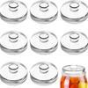 Mason Jar, Wide Mouthed Can Head Bottle, Durable, Glass Weight, Easy To Grip Handle, Glass, Weight Fermentation and Pickling Kit