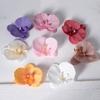 Handmade Phalaenopsis Flower Head 11cm Headwear Accessories Artificial Butterfly Orchid Flowers