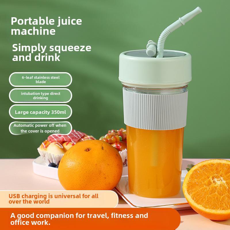 Portable Rechargeable Mini Juicer Cup - Household Multi-Function Wireless Blender