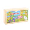 Wooden Animal Domino Puzzle Toy Education Blocks Wooden Domino Building Blocks Set Kids   Tollder