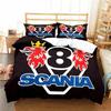 Scanias Truck Logo Bedding Set Boys Girls Twin Queen Size Duvet Cover Pillowcase Bed Kids Adult Fashion Home Textile