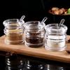 Dustproof Bowl Sugar Anti-slip Sugar Pots Practical Spice Box  Barbecue