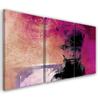 Three Piece Picture Canvas Print Ms Glamour