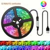 5050 RGB USB Controlled LED Light Strip Set for TV Background with Low Voltage Self-Adhesive Atmosphere Lighting.