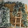 Real Touch Artificial Pine Garland 2M Winter Pine Garland Faux Greenery Garland  Fireplaces