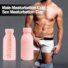 Male Masturbation Cup Silicone Adult Product Safe Erotic 3D Bottle Shape Sex Toy Masturbator for Men