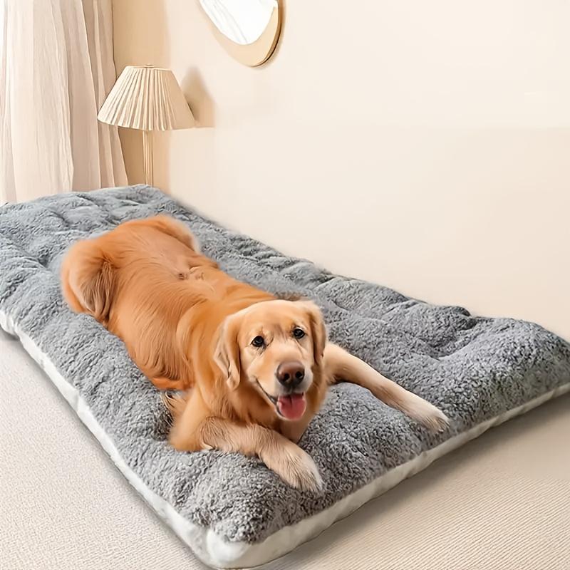 Dog Pet Beds Extra Large Plush Dog Bed Sofa Thickened Super Soft Polyester Pet Mat Dog Crate Mat Bed For Large Dog Bed