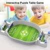 Table Soccer Toy Portable Foosball Game Interactive Puzzle Mini Table Football Set for Home School