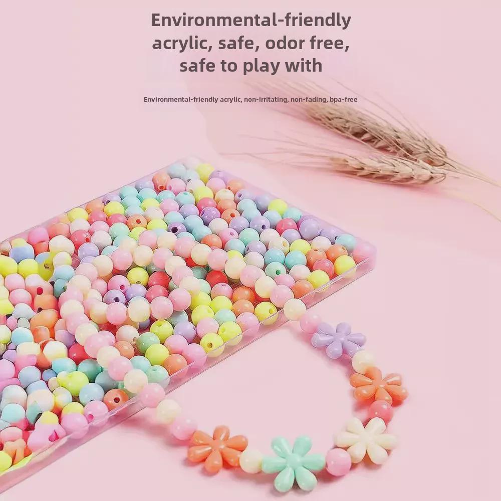 Children's DIY Beaded Bracelet Kit - Educational Handmade Craft for Girls