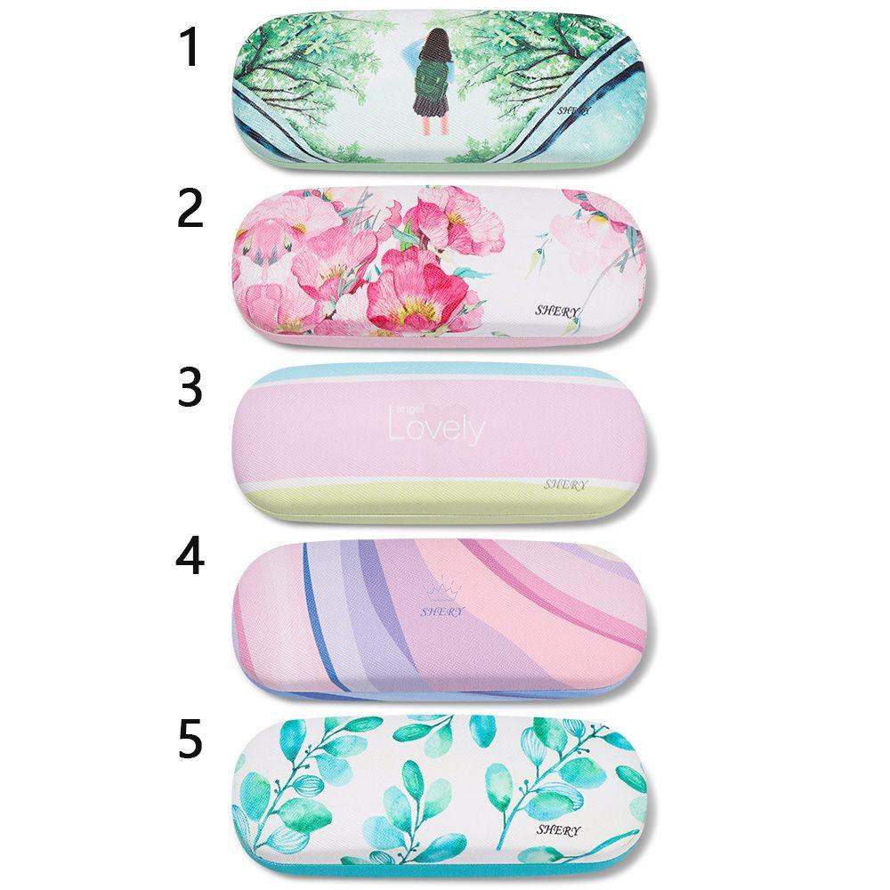Portable Cute Pattern Travel Office Eyeglasses Case Eyewear Protector Spectacle Holder Glasses Box