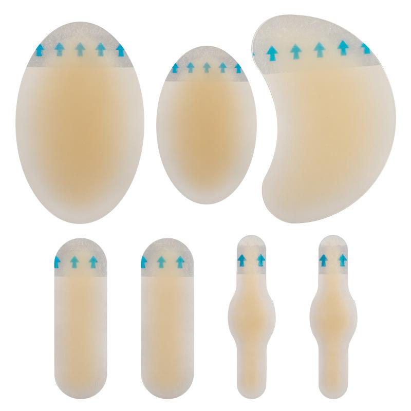 10Pcs Soft Gel Heel Anti-wear Dressing Patch Comfortable Women's High Heel Shoes Anti-abrasion Get Blister Invisible Stickers