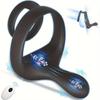 Powerful Vibrating Cock Ring Remote Control Vibrations for Couples Soft Silicone Male Couple Sex Toy for Men