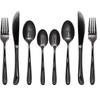 Restaurant Home Hotel Matte Set, Satin Finish Stainless Steel Flatware Set, Tableware Cutlery Set Utensils for Kitchens