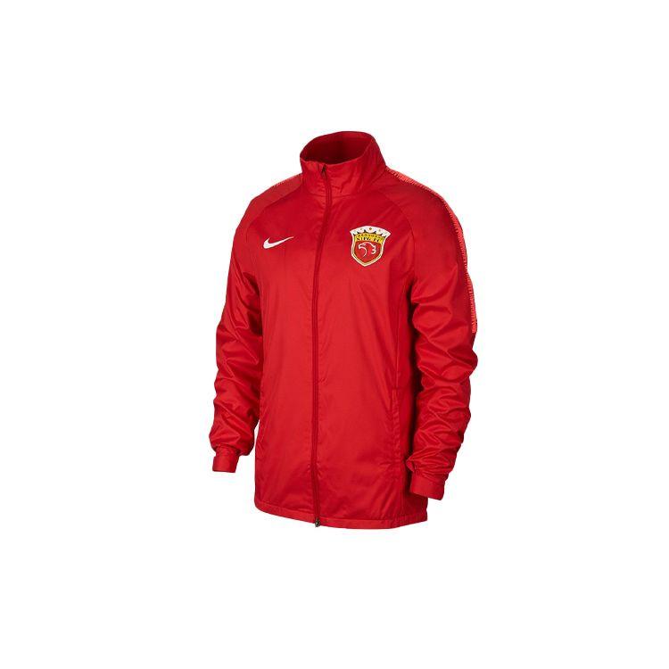 Nike Squad Solid Color Stand Collar Football Jacket Men Jacket Red AR4511-660