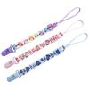 Adjustable Baby Pacifier Clip Pacifier Chain Dummy Clip Nipple Holder for Nipples Children Pacifier Clips Teether Anti-drop Rope