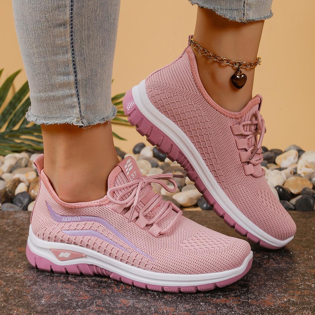 Fashion Shoes Autumn 2025 New Fashion Casual Sports Single Shoes Wholesale Trend Flying Weaving Women's Shoes